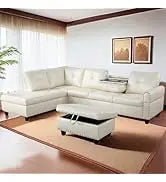 Cars Sofa for Living Room Set 3 Piece Modern Decor Loveseat Set with Arms and Nailhead,Includes Couch and A