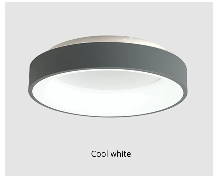 White Grey Modern led Ceiling Lights For Living Room Bedroom Dining Room dimmable Lamp indoor round sqaure Fixtures Lustres