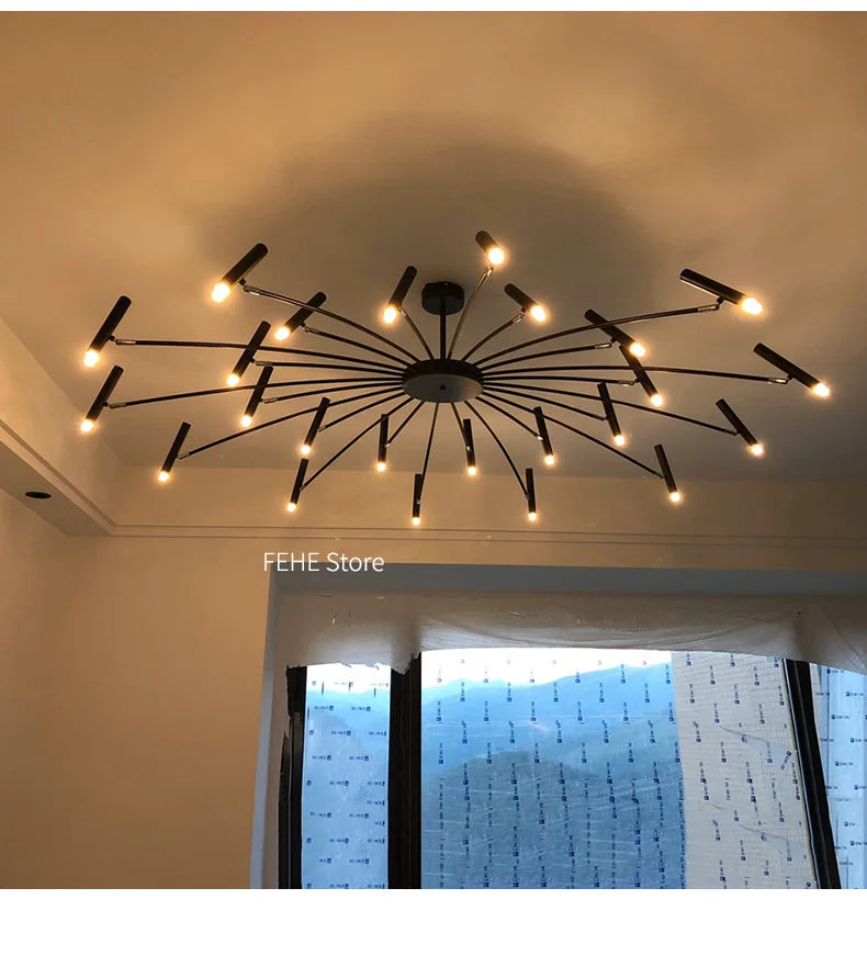 Living room lamp, new light luxury bedroom chandelier Nordic lamps modern minimalist atmosphere For home dining room Lights