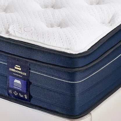 Queen ,14 Inch Gel Memory Foam Hybrid Mattress in a Box,Motion Isolation Individually Pocket Innerspring ,Pressure Relie