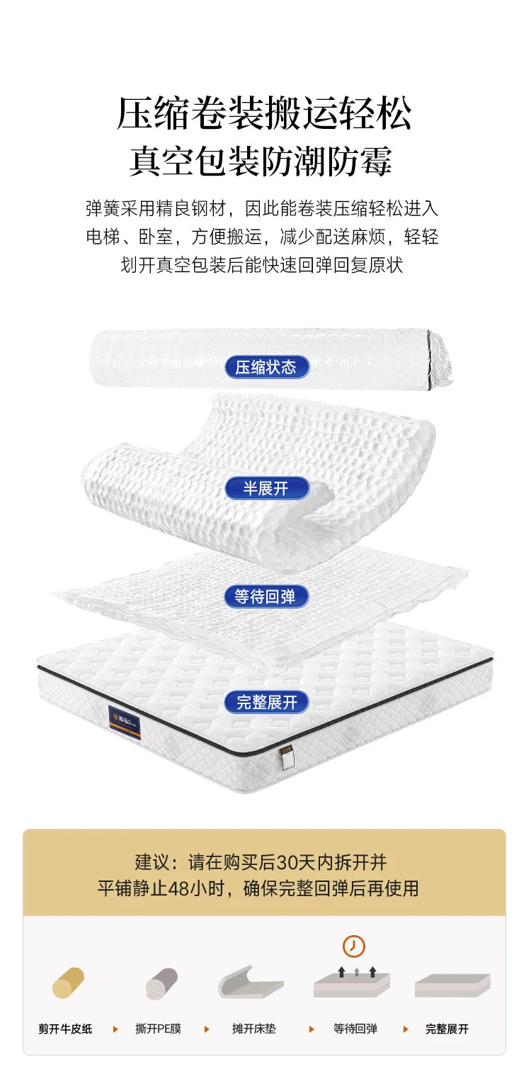 Thickness Queen Cozy Mattresses Double Size Firm Spring Twin Mattresses King Size Floor Colchones Matrimoniales Furniture
