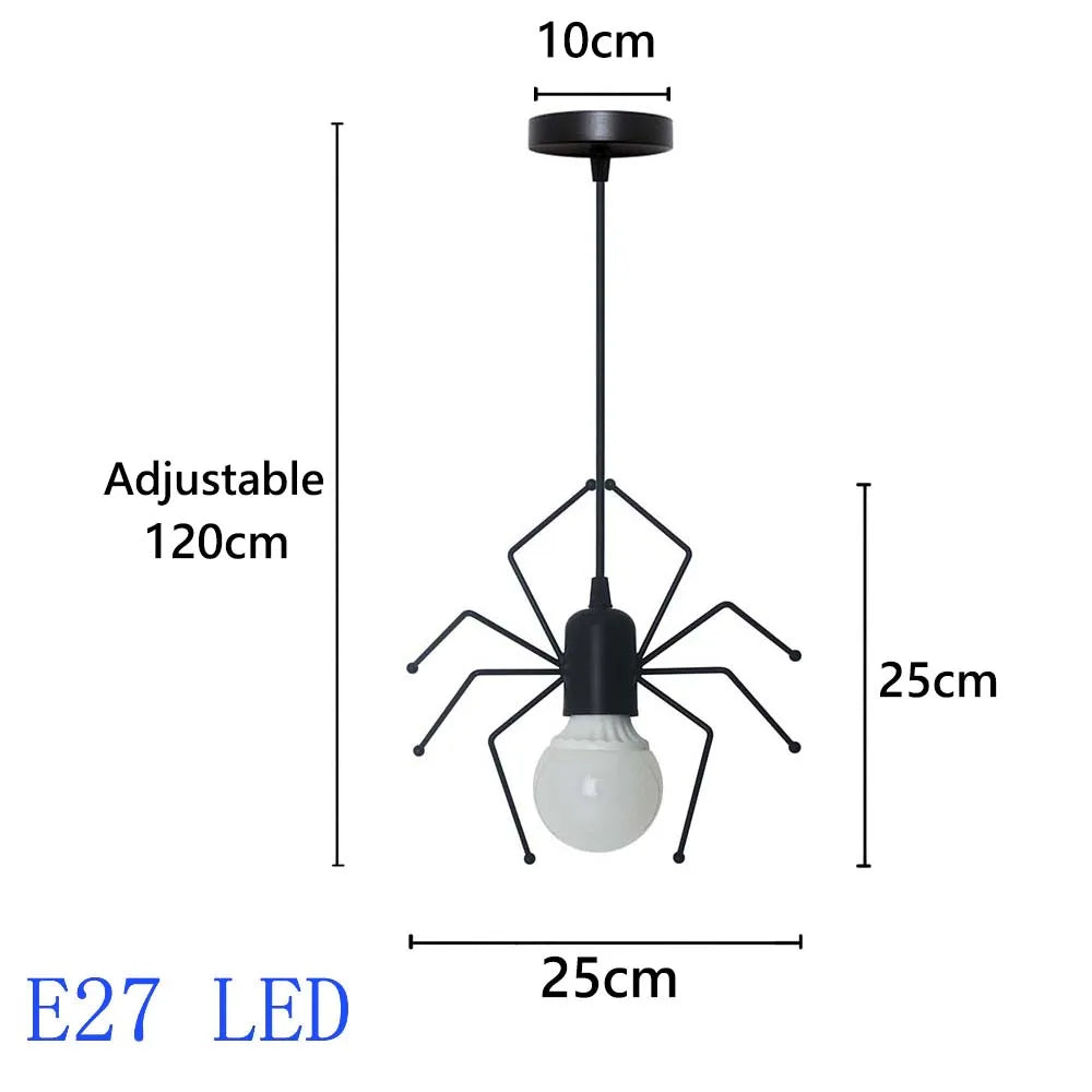 Pendant Lights Nordic Little Iron Man Hanging Lamp Retro Loft Lighting for Children's Room Kitchen Restaurant Coffee Bar Home
