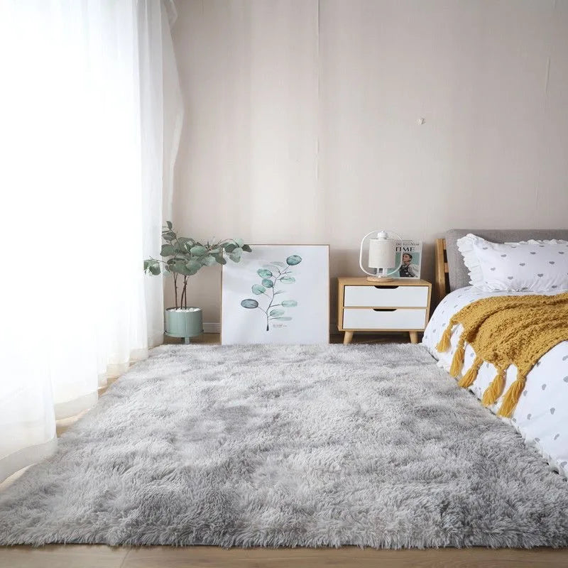 Pink Kids Carpet For Girls Bedroom Decoration Nordic large Living Room's Rugs Fluffy Hall Carpets Soft Plush Nursery Play Mats
