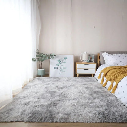 Pink Kids Carpet For Girls Bedroom Decoration Nordic large Living Room's Rugs Fluffy Hall Carpets Soft Plush Nursery Play Mats