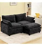 Cars Sofa for Living Room Set 3 Piece Modern Decor Loveseat Set with Arms and Nailhead,Includes Couch and A