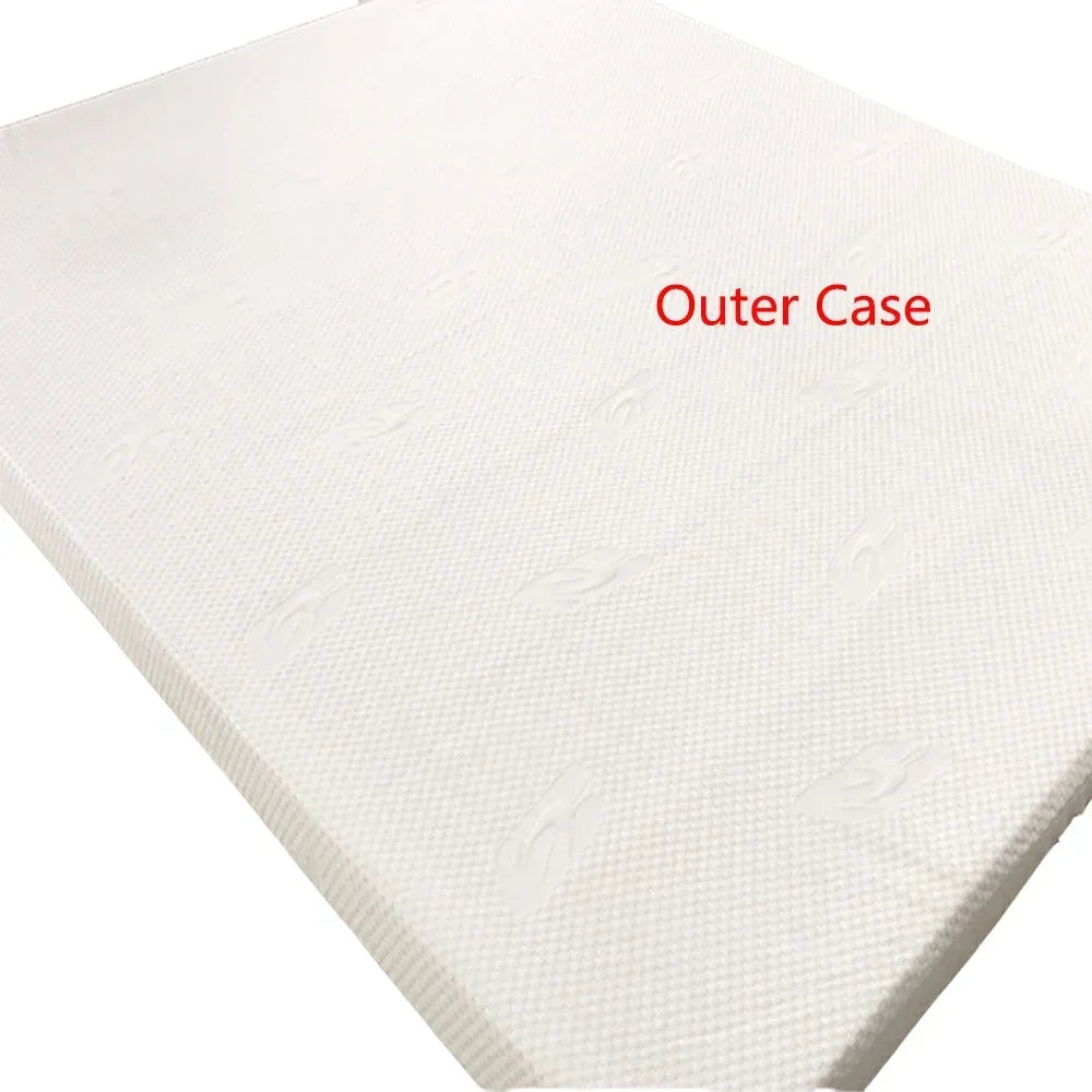 105D Medium Soft Natural Latex Mattress 5CM Thickness Cervical Vertebra Neck Protector Single Double Twin Queen Size Mattress