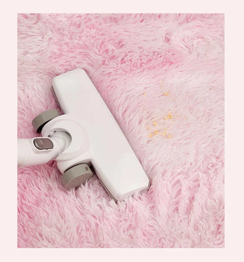 Pink Kids Carpet For Girls Bedroom Decoration Nordic large Living Room's Rugs Fluffy Hall Carpets Soft Plush Nursery Play Mats