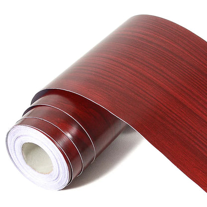 5M Skirting Line Wall Sticker Imitation Wood Pattern Self-adhesive PVC Sticker Living Room Corner Decals