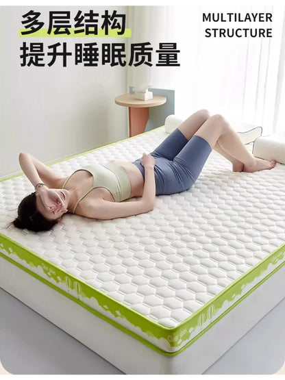 Thai latex filling Mattress Floor mat Foldable Slow rebound Tatami Cushion Cover Bedspreads 5/8cm thickness King Twin Queen Size