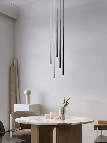 Modern LED Pendant Lights Dimmable 3cm Conical Aluminum & Acrylic Home Hang Lamp Dining Living Room Bar Cafe Droplight Fixture