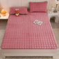 Fleece Topper Mattress Foldable Pad Sleeping Mat on The Floor Tatami Orthopedic Pillow Top Double Bed Bedroom Furniture Futon