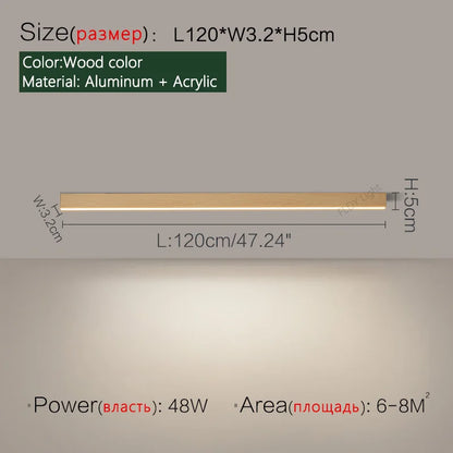 Ceiling lamps for kitchen, living room, ceiling lights led bedroom, dining room, Nordic modern aisle, balcony strip light