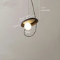 Danish minimalist restaurant circular magnetic pendant lights modern living room bedroom bedside bar table hanging lamps fixture