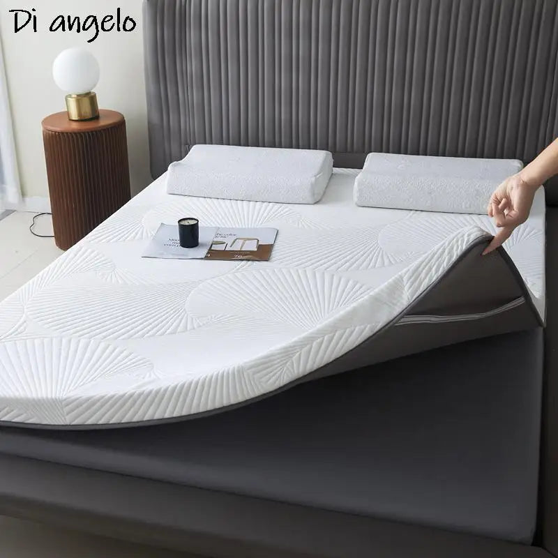 Elastic Stereoscopic Latex Mattress, Cushion, Home, Double, Foldable, Comfortable, Tatami Mat, Sleeping Pad, Soft Mattress, # SW