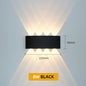 Aluminum LED Wall Lamp Waterproof IP65 Outdoor Garden Lights 8W 12W Interior Wall Light for Bedroom Living Room Stairs Lighting