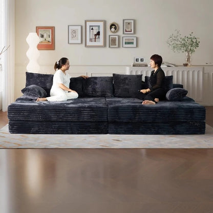 Bed Luxury European Sofa Armrest Adults Villa Floor Vacuum Compressed Couch Living Room Recliner Divano Sottovuoto Furniture