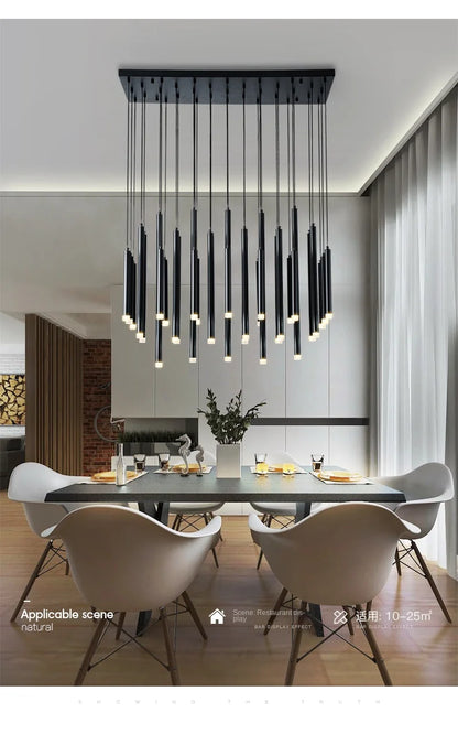 Modern Minimalist Led Dining Room Chandelier Nordic Luxury Living Room Lights Kitchen Island Dining Table Decorative Lamps