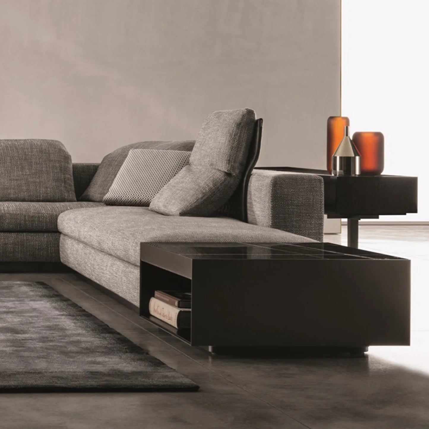 Fabric L Shape Sofa Set Furniture Italian Design Modern Nordic Corner Sofa Cama
