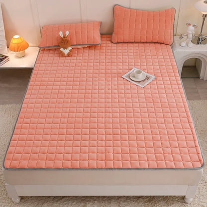 Fleece Topper Mattress Foldable Pad Sleeping Mat on The Floor Tatami Orthopedic Pillow Top Double Bed Bedroom Furniture Futon