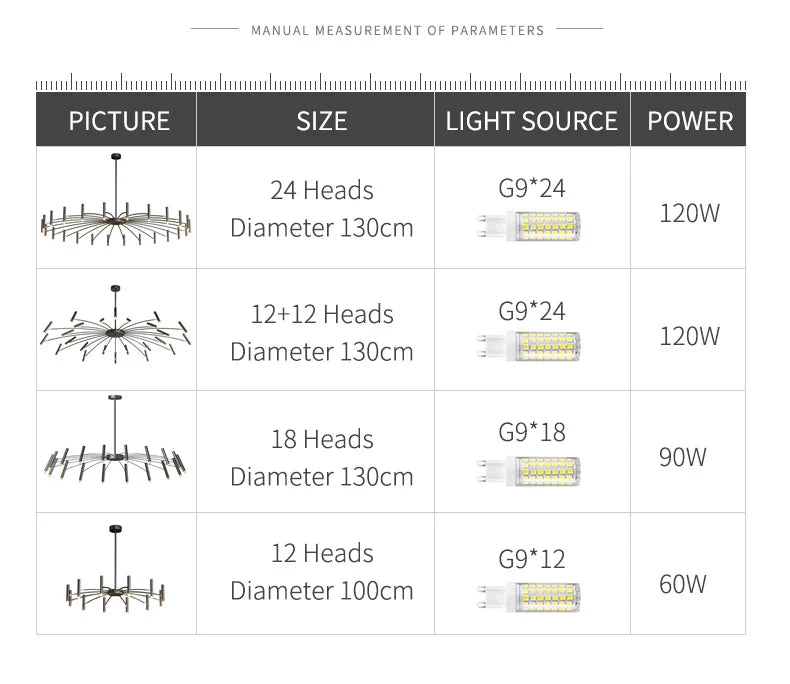 Living room lamp, new light luxury bedroom chandelier Nordic lamps modern minimalist atmosphere For home dining room Lights