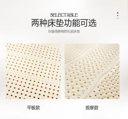 Thailand natural 100% latex mattress with cover natural rubber pure mattress 1.8m bed 2.0m thickened home dormitory cushion mats