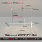 New restaurant chandelier modern simple dining room table bar lights long strip spotlight creative designer pendant lamps
