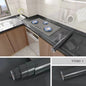 40cm Oil Fume Patch Kitchen Cabinet Storage Fire Resistance Waterproof Wall Stickers Thermal Insulation Self-adhesive Wallpaper