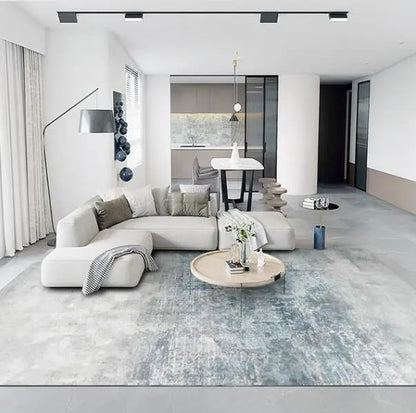 Light Luxury Splashing Ink Living Room Large Area Carpet Bedroom Decor Rugs Non-slip Floor Mat Lounge Rug Hotel Lobby Carpets