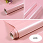 PVC Waterproof Oil-Proof Wallpaper White Self-Adhesive Kitchen Cabinet Table Top Old Furniture Renovation Color Change Stickers