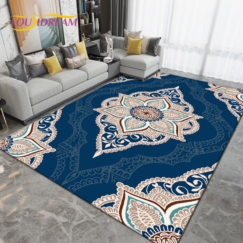 Persia Bohemia Nordic  Area Rug Large,Carpet Rug for Living Room Bedroom Sofa Doormat Decoration,kids Play Non-slip Floor Mat 3D