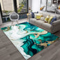 HD Colour Fluid Irregular Illusion Marble 3D Carpet Rug for Home Living Room Sofa Doormat Decor,kids Area Rug Non-slip Floor Mat