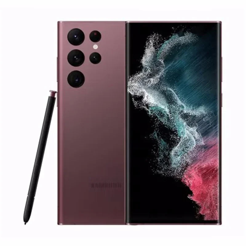 Samsung Galaxy S22 Ultra 5G s908u s908n,s908B Snapdragon 8, 108MP, 8 GB, 12GB RAM, 128 GB, 256 GB, 512GB ROM, 5000mAh, 6.8 ", 5G