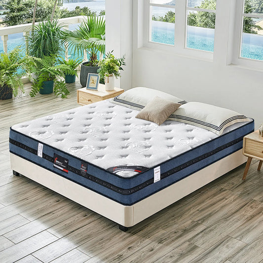 Promotional Hot Sale Double King Size Hotel Bed Mattress Pocket Spring Memory Foam Mattress With High Quality