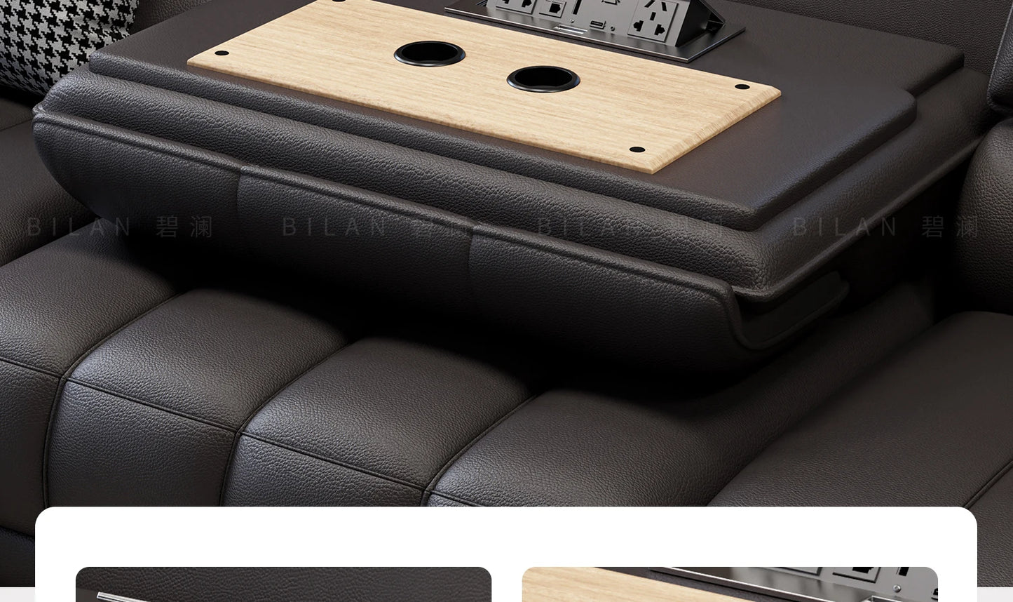 Genuine Leather Modern Sofa Chair Living Room Electric Designer Reclining Sofa Italian Loveseat Divano Soggiorno Home Furniture