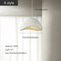 Nordic Minimalist Wabi Sabi Wind E27 LED Chandelier for Dining Room Pendant Lights Modern Bedroom Bar Loft Hanging Lamps Fixture