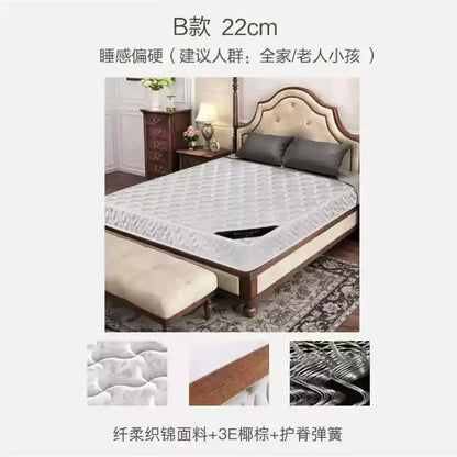 High Quality Twin Mattress Hard Double Bedroom Latex Twin Mattress Natural Sleep Spring Colchon Matrimonial Home Decoration