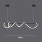Post-Modern Restaurant Notes Long Hose Lamp Creative Bar Cafe Shop Art Front Desk Designer Chandeliers