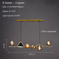 Nordic Black LED Chandelier For Living Room Kitchen Modern Home Indoor Ceiling Lighting Fixtures Glass Ball E14 Hanging Lamps