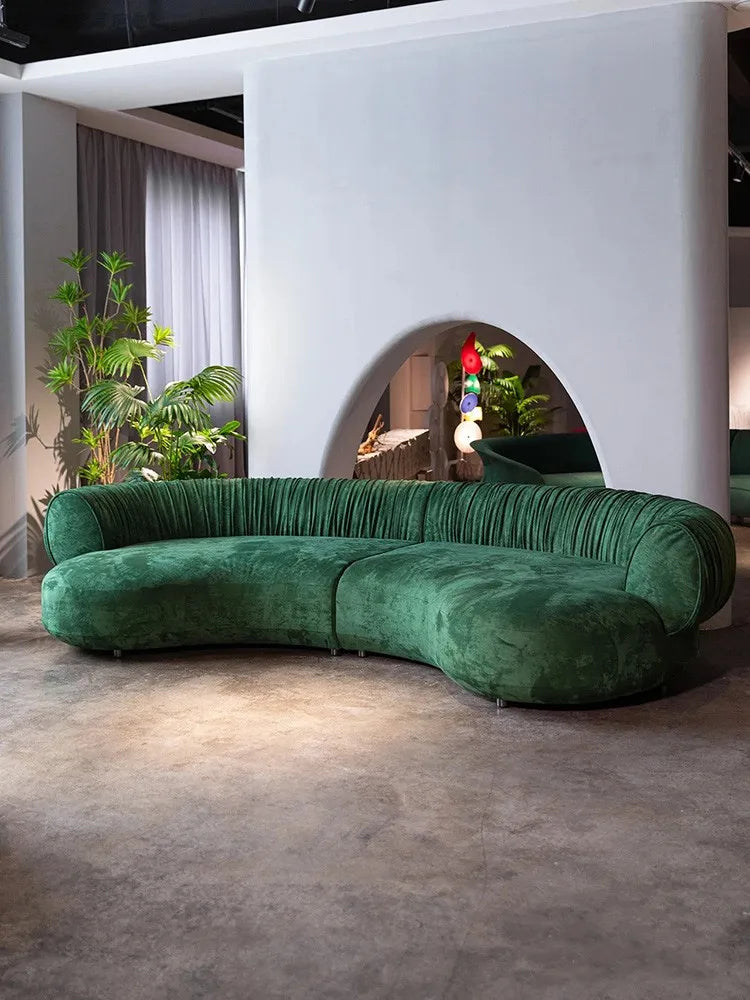 Italian Minimalist Living Room Sofas Curved Leisure Trendy Modern Sofa Designer Aesthetics Muebles Chinese Style Furniture