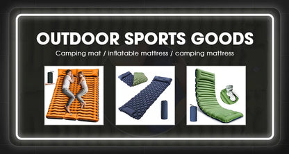 Double Size Inflatable Mattress Air Bed Sleeping Pad With Built In Pillow Electric Pump For Camping Home Travel
