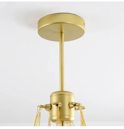 Nordic Bubble Glass Chandelier for Living Dining Table Room Decoration Frosted Glass Gold Black LED Ceiling Pendant Light