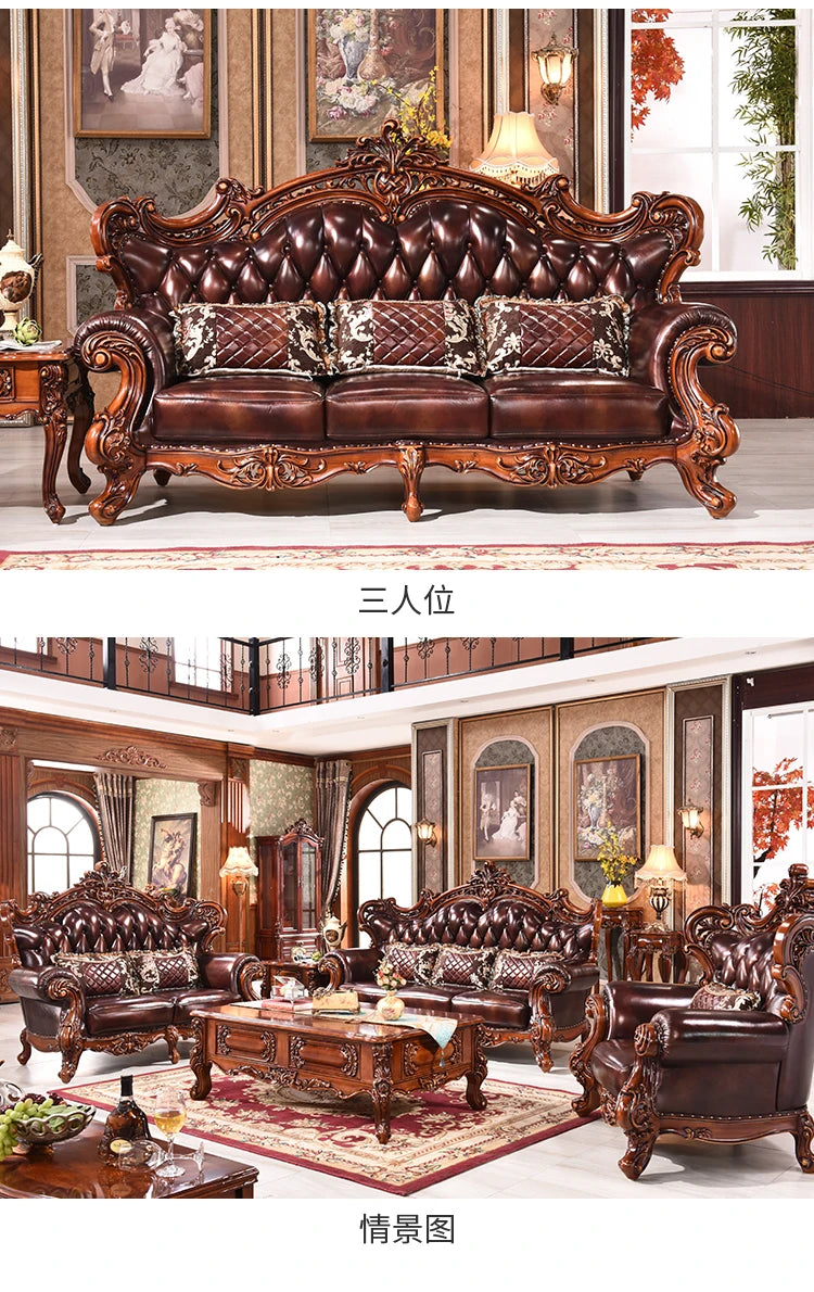 Adults Sleeper Sofas Classic Armrest Luxury Romantic Lounge Sofas Large Nordic Corner Sedie Da Soggiorno Home Decoration