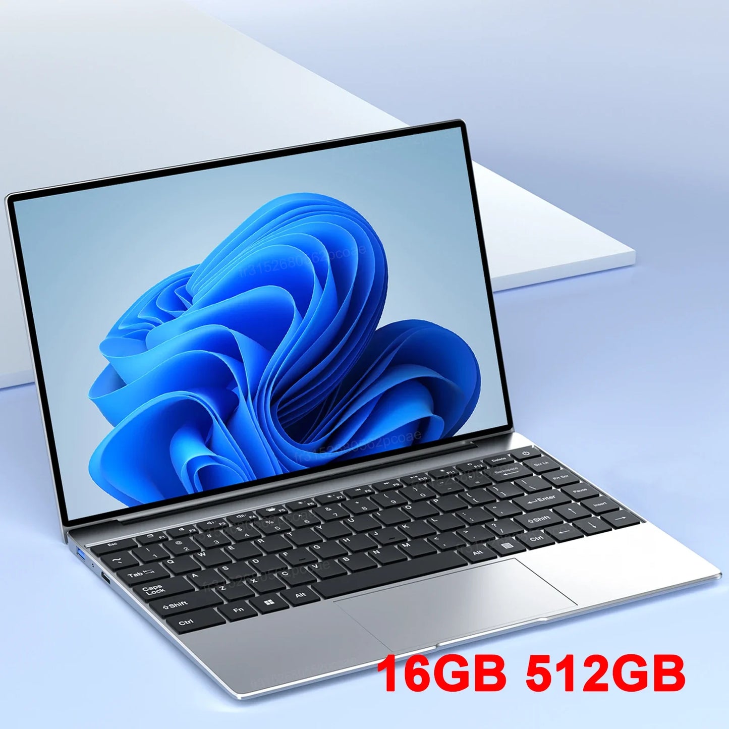 LENO 14.1"Ultra Slim Laptop 16GB RAM 2TB SSD Windows 11 Intel N3700 Notebook Gamer 1920*1080  Display Office Study Computer PC