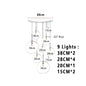 Nordic Lava Loft LED Pendant Light Modern Light PVC Lighting Living Room Indoor Decor Home Fixtures Kitchen Hanging Pendant Lamp