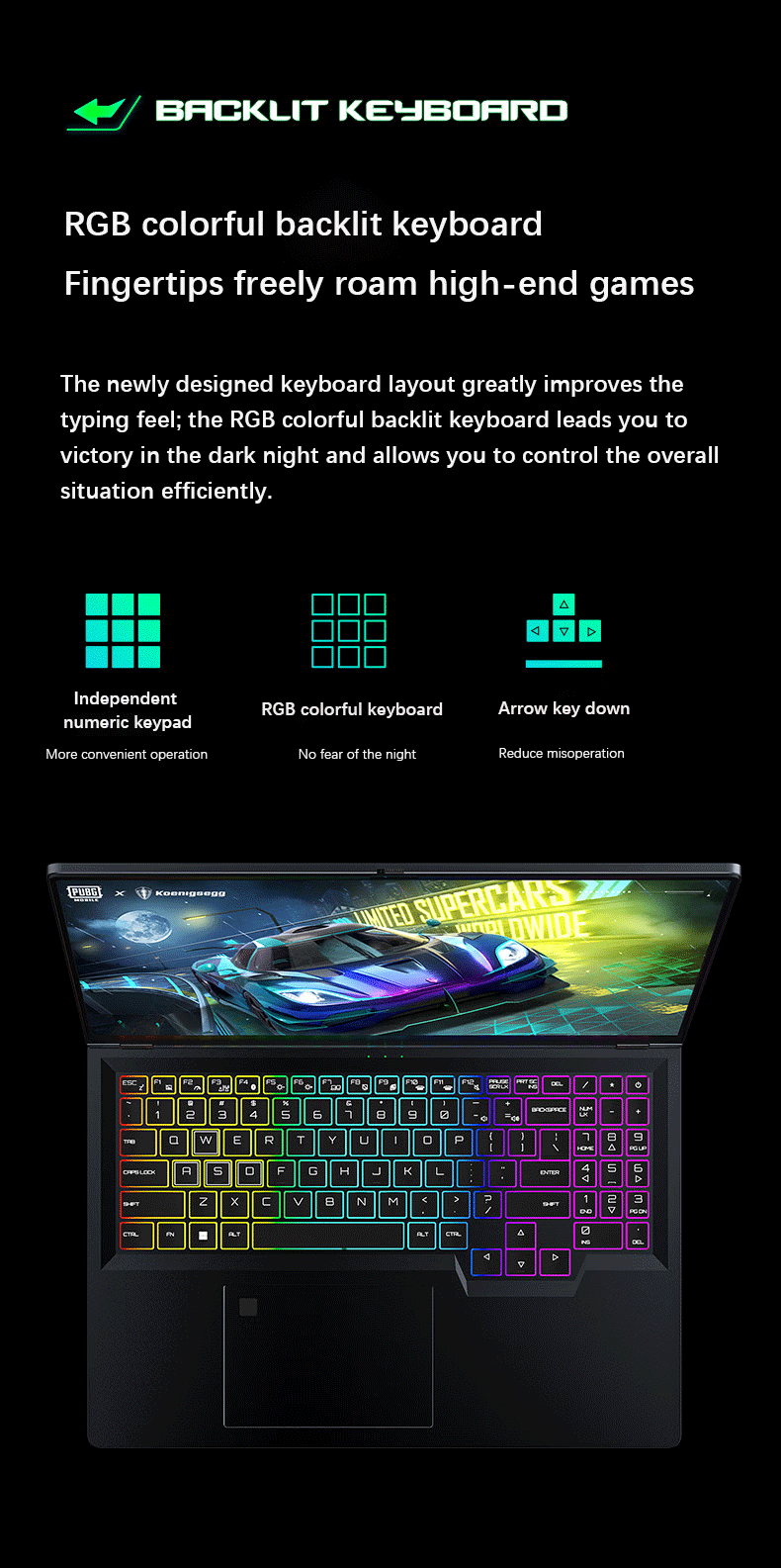 YSJMNPC 16 Inch 12th Gen Gaming Laptop Intel Core i9 12900H NVIDIA RTX 3060 6G 2.5K IPS Screen 2*DDR4 2*M.2 2TB SSD RGB Keyboard