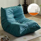 Fireside Chair for Adult Armless Floor Sofa Soft Comfy Lounge Chair Foam Sofa Accent Chair for Living Room Bedroom Bean Bag Sofa