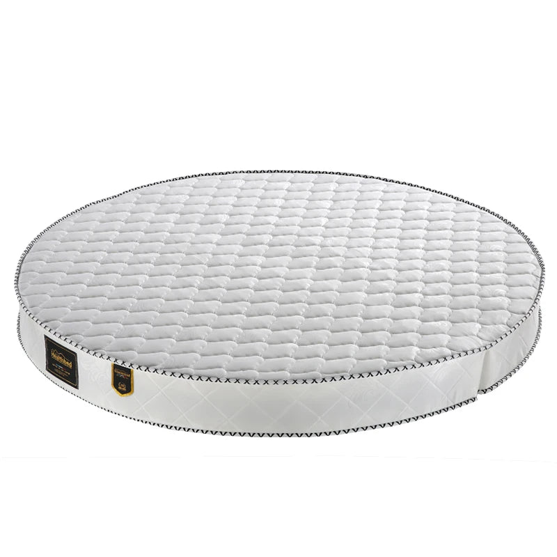 Cozy Spring Round Mattresses Hard Foldable Folding Queen Round Mattress King Size Sleeping Colchon Plegable Bedroom Furniture