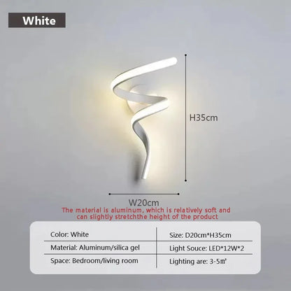 Modern Minimalist LED Wall Lamp Home Indoor Decor wall Sconce For Living Room Bedroom Bedside Lustres Backgroud Light Decoration