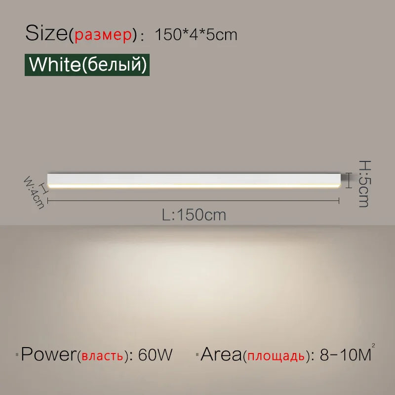 Ceiling lamps for kitchen, living room, ceiling lights led bedroom, dining room, Nordic modern aisle, balcony strip light