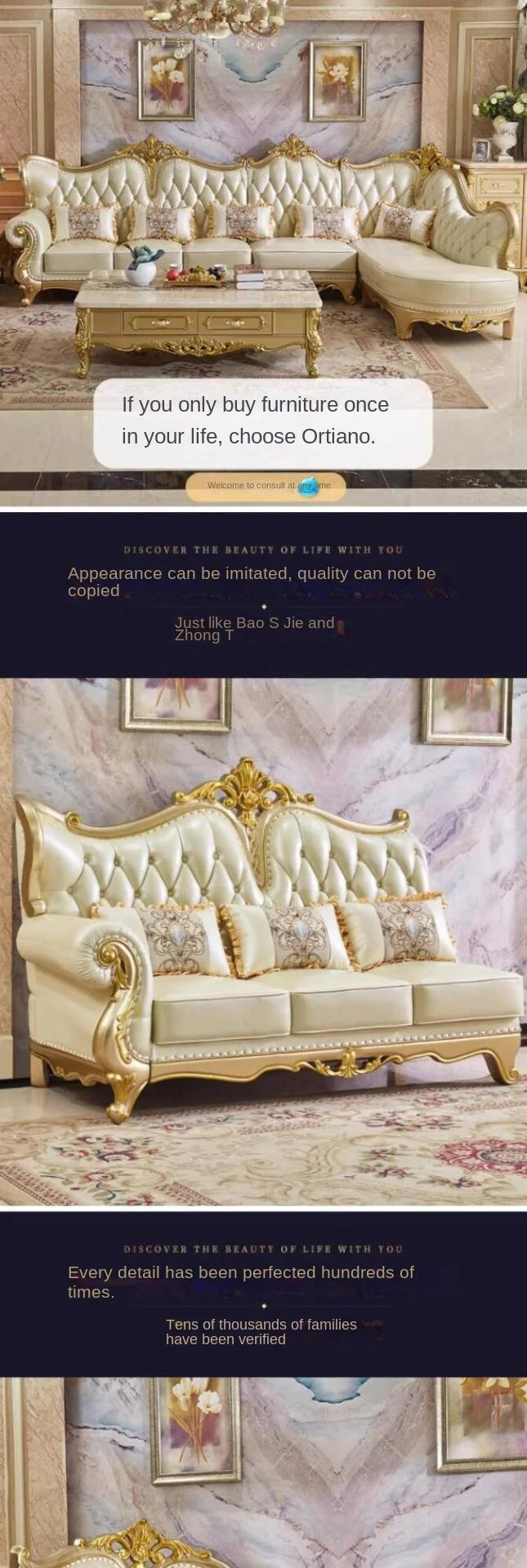 Makeup Support Wood Sofas Golden High Patio Back Design Recliner Salon Lounges Sofas Floor Nordic Lounge Divano Trendy Furniture